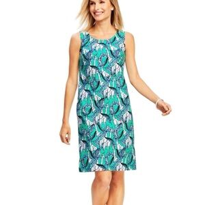 Talbots Giraffe Print Shift Dress